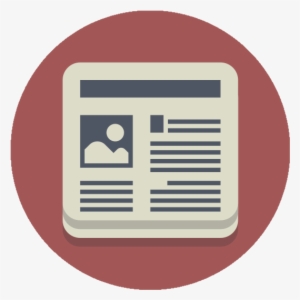 News Icon Png Red #374507