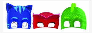 Amscan P8 Cardboard Masks Pj Masks - Mask #374509