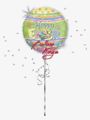 Happy Easter - 45cm Foil Balloon - Easter Dots #374611