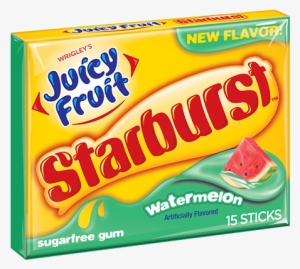Starburst Watermelon Slim Pack - Juicy Fruit Starburst Gum Watermelon #374810