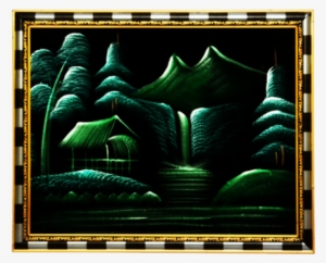 Handicraft Foil Scenery Gift Set With Fr - Picture Frame #374915