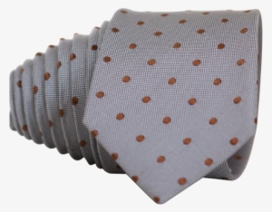 Classic Grey And Red Dot Necktie - Men's Nice. Modern Menswear Men's Assorted Silk #374952