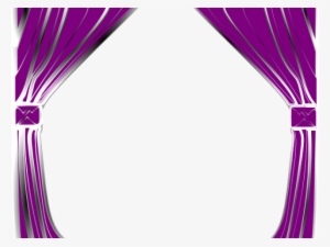 Curtain Clipart Purple - Clipart Curtains Transparent #375269