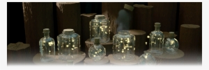 Fireflies Mason Jar - Glass Bottle #375443