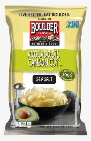 Canyon Cut Kettle Cooked Chips Avocado - Boulder Canyon Cut Chips Avocado Oil With Sea Salt #375607