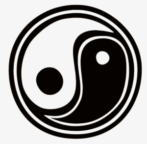 Vinyl Cutout Sticker - Yin Yang Vinyl Cutout Sticker Decal #375687