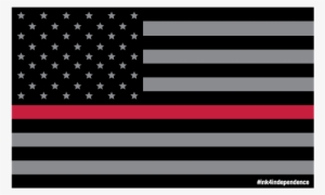 Smoked Thin Red Line American Flag - Thin Blue Line Flag Header #375788