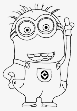 Free Coloring Pages Of Jerry The Minion - Minion Colouring #375831