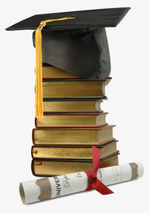 Curriculum Cap Books Diploma - Books And Graduation Png #376130