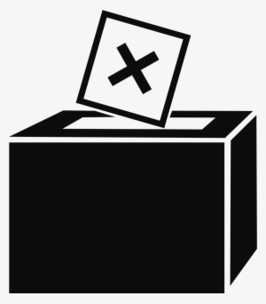 We All Have A Vote To Choose Who Should Run The Country - Black And White Ballot Clip Art #376443