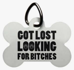 Got Lost Looking Dog Bone Pet Tag - Love Fashion Hate Sweatshops #377254