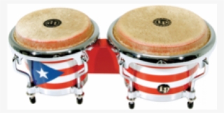 Latin Percussions Music Collection® Mini Tunable Bongos - Lp Puerto Rican Flag Mini-bongos #377498