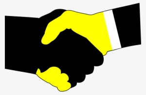 This Free Clipart Png Design Of Handshake Green Yellow #378272 This Free Clipart Png Design Of Handshake Green Yellow #378272