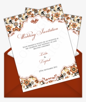 Indian Letter Style - Wedding Invitation Letter Style #378457