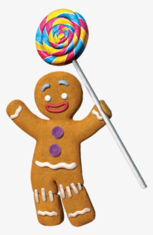 Gingerbread Man With Lolly - Gingerbread Man From Shrek #378606 Gingerbread Man With Lolly - Gingerbread Man From Shrek #378606
