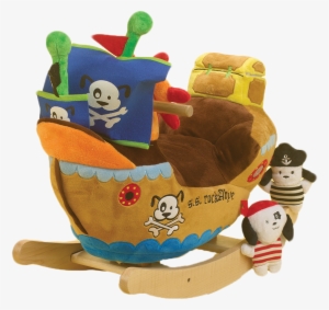 Ahoy Doggie Pirate Ship Rocker - Rockabye 85034 Ahoy Doggie Pirate Ship Rocker #379289