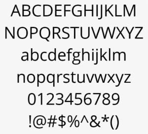 Sans Serif Open Sans Example - Kingthings Exeter Font #379913