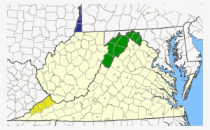 West Virginia's Borders Could Have Included A Panhandle - Jamestown Virginia On The Map #3700203