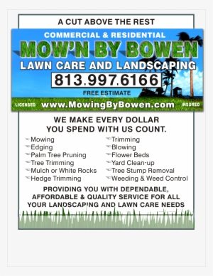 Lawn Care Services Flyers #3700839
