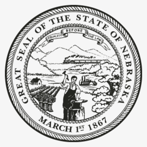 Appeal To The Nebraska Tax Equalization & Review Commission - Nebraska State Seal Black And White #3701028