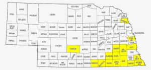 Click A County To Visit That Quilt Trail's Website - Nebraska Map #3701361