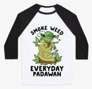 Smoke Weed Everyday Padawan Baseball Tee - Jojo's Bizarre Adventure Shirt #3701363