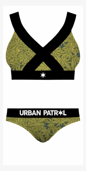 Smoke Weed Everyday - Urban Patrol Stroje Kąpielowe #3701406