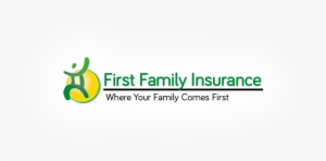 First Family Health Insurance Logo 2017 V1 White Drop - Graphic Design #3701703