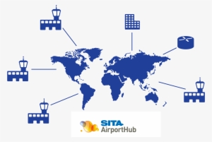 Extensive And Increasing Global Airport Coverage - World Map #3701724