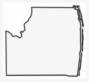 A Map Of Palm Beach With A Black Outline, Drop Shadow, - Palm Beach #3701873