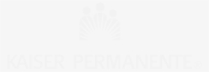 Thrive - - Kaiser Permanente Logo White Png #3702193