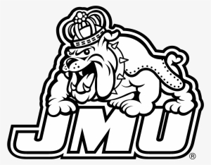 James Madison Dukes Logo Black And White - James Madison Football Logo #3703851