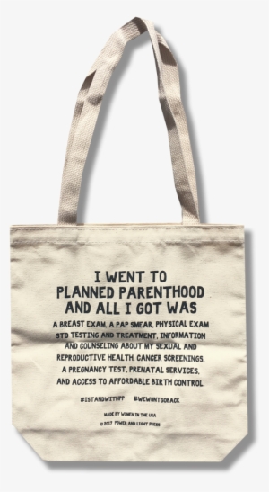 Stand With Planned Parenthood Tote Bag - Tote Bag #3705542