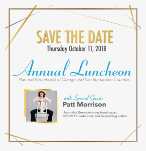 Save The Date Annual Luncheon - Event Save The Date #3705605