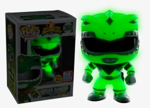 Funko Pop News On Twitter - Funko Pop Green Ranger Glow In The Dark #3705953