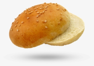 Hamburger Bun With Seeds - Bun Png #3706733