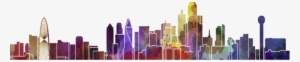 Skylinelinz - Dallas Skyline Transparent #3706970