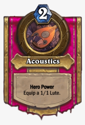 Class Creation Competition - Custom Hearthstone Hero Cards #3707147