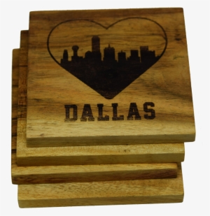 I Love Dallas Texas Skyline Coaster - Prestige Decanters I Love Dallas Texas Skyline Coaster #3707292