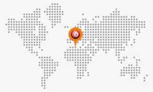 Feasibility Study For Implementation Of A Second Sanitary - World Map Dotted Png #3707578