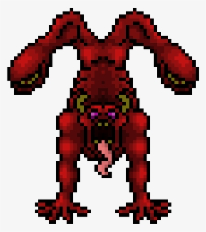 Red Mutated Human - Animated Apple #3707771