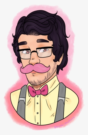“transparent Drawing Of Markiplier's Wilford Warfstache - Cartoon #3707788