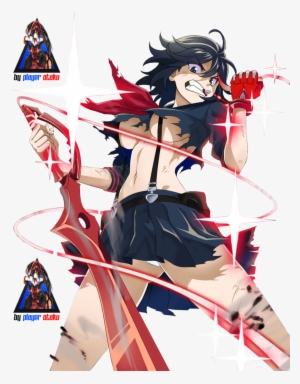 [kill La Kill] Matoi Ryuuko In Action[render] By Playerotaku - Kill La Kill Render #3708251