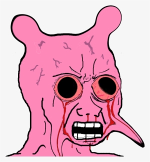 Pink Face Nose Mammal Vertebrate Head Clip Art Snout - Cartoon #3709769