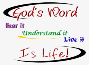Graphic Of God's Word - Word Of God Status #3710333
