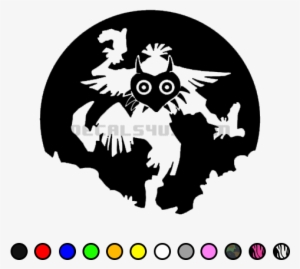 Skull Kid Decal - Zelda Tattoo Majoras Mask Black #3711472