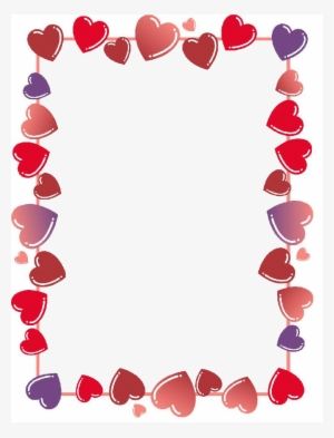 Valentine Clip Art Border - Valentines Day Border Clip Art - Free ...