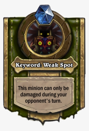 Under The Spell Of Majora's Mask, Skull Kid Controls - Custom Hearthstone Hero Cards #3711898