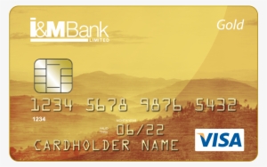 A Premium Visa International Gold Credit Card, Well - Izettle Credit Card Reader / Card Terminal / Card Machine #3712095