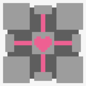 8-bit Companion Cube Daybreaksnake - Cross #3712342